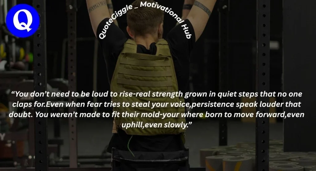 100+Monday Quotes For Motivation To Start Strong 4 Empowering quote about quiet strength, persistence, and rising above fear – QuoteGiggle Motivational Hub image