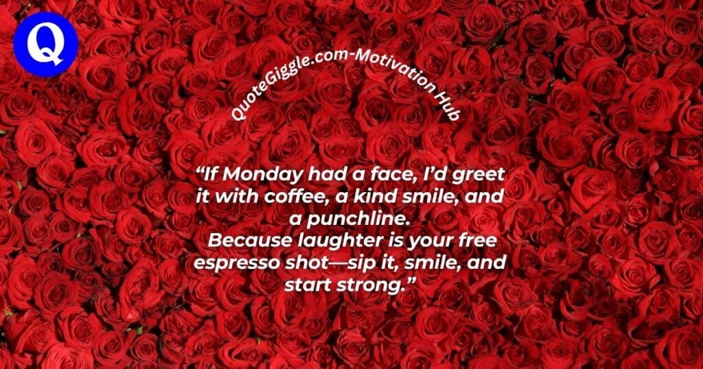 100+ Inspiring Good Morning Messages for a Happy Monday 6 Funny and uplifting Monday quote about coffee, laughter, and starting the week with joy and energy